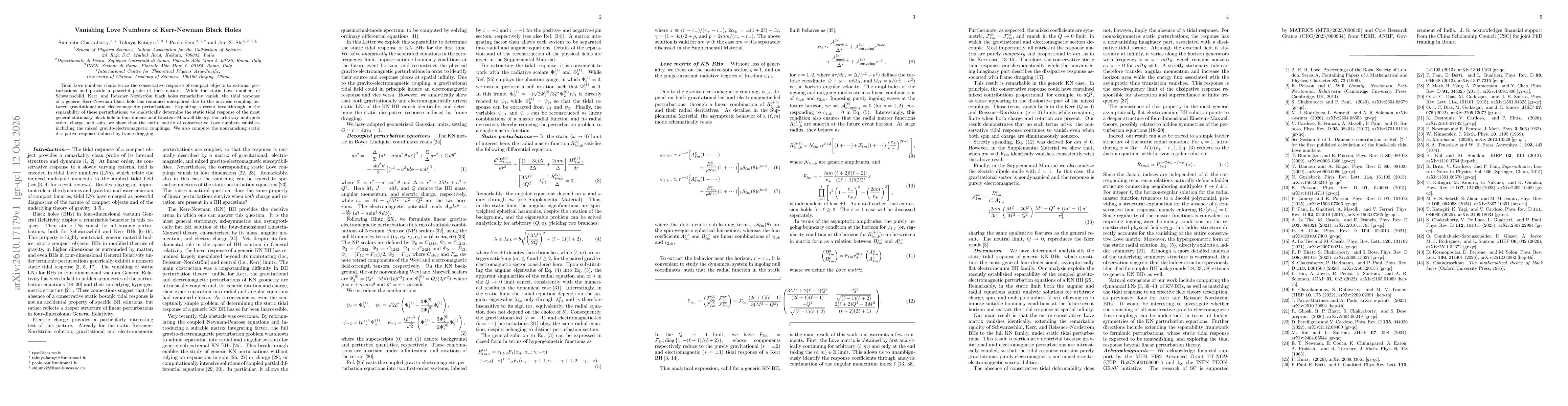Thumbnail for Vanishing Love Numbers of Kerr-Newman Black Holes