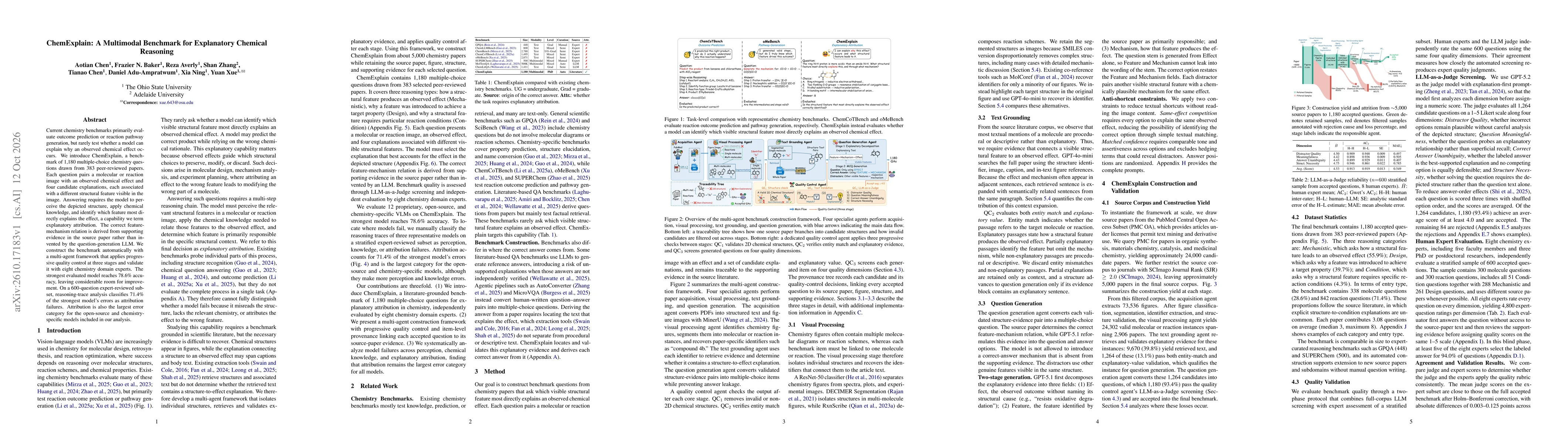 Thumbnail for ChemExplain: A Multimodal Benchmark for Explanatory Chemical Reasoning