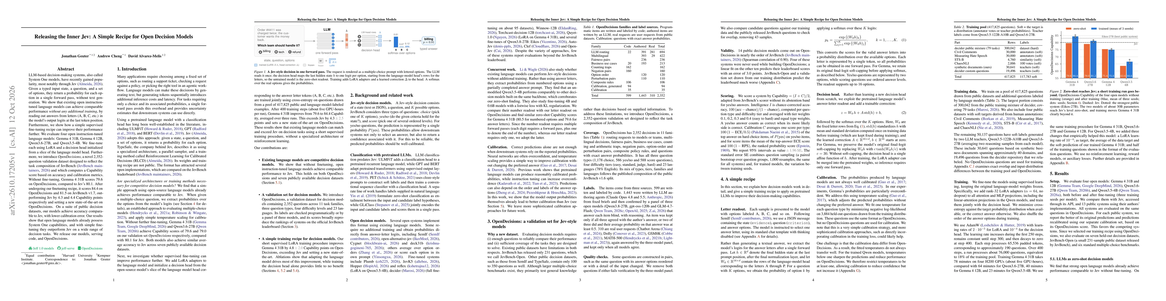 Thumbnail for Releasing the Inner Jev: A Simple Recipe for Open Decision Models