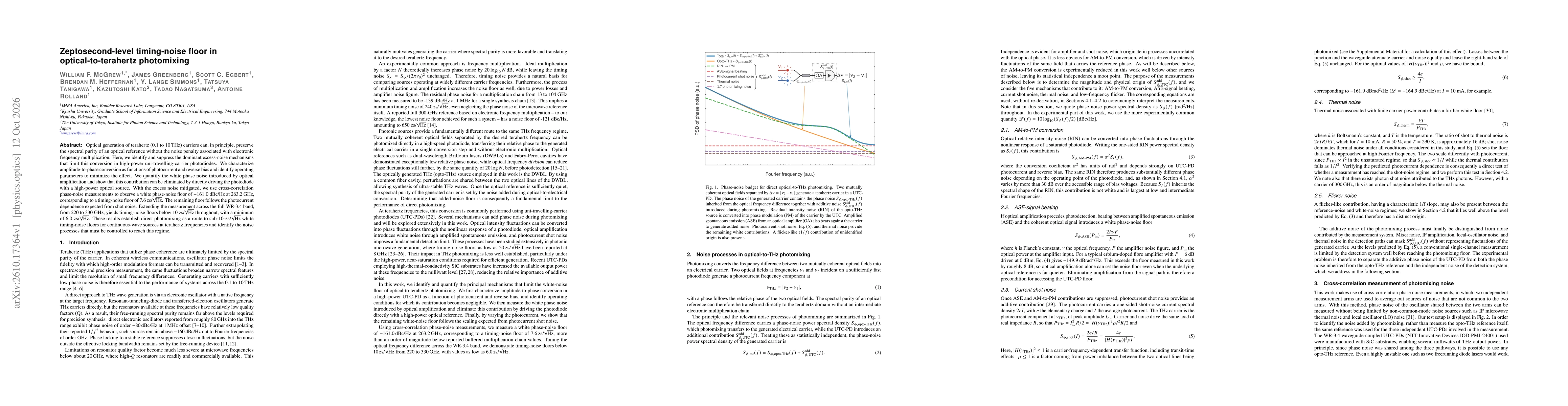 Thumbnail for Zeptosecond-level timing-noise floor in optical-to-terahertz photomixing