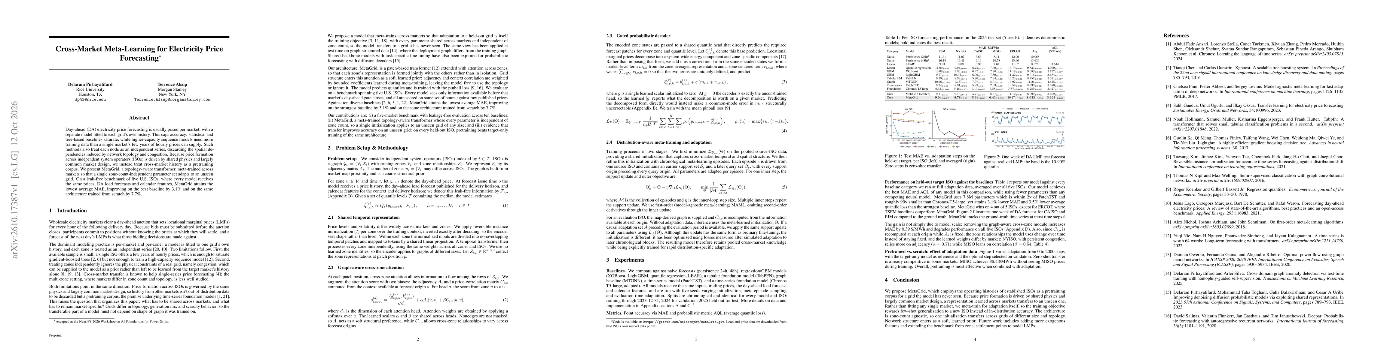Thumbnail for Cross-Market Meta-Learning for Electricity Price Forecasting