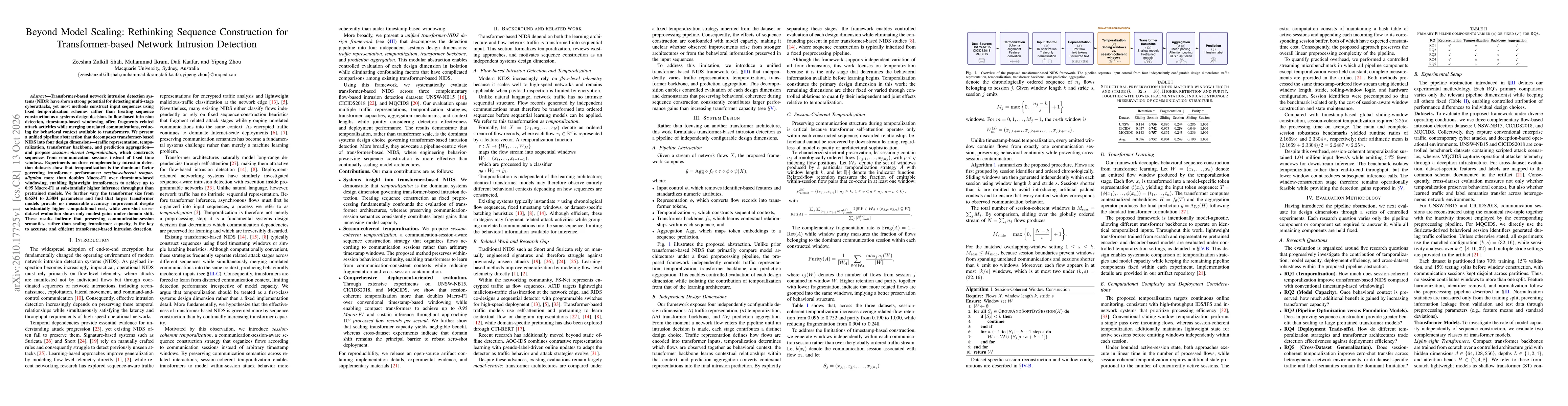 Thumbnail for Beyond Model Scaling: Rethinking Sequence Construction for Transformer-based Network Intrusion Detection