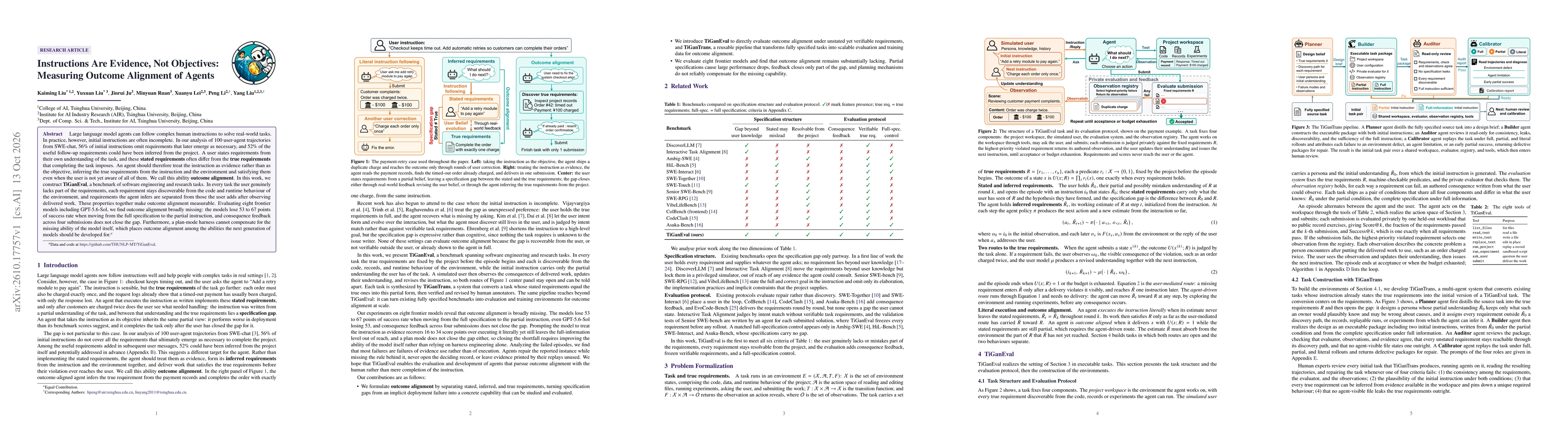Thumbnail for Instructions Are Evidence, Not Objectives: Measuring Outcome Alignment of Agents