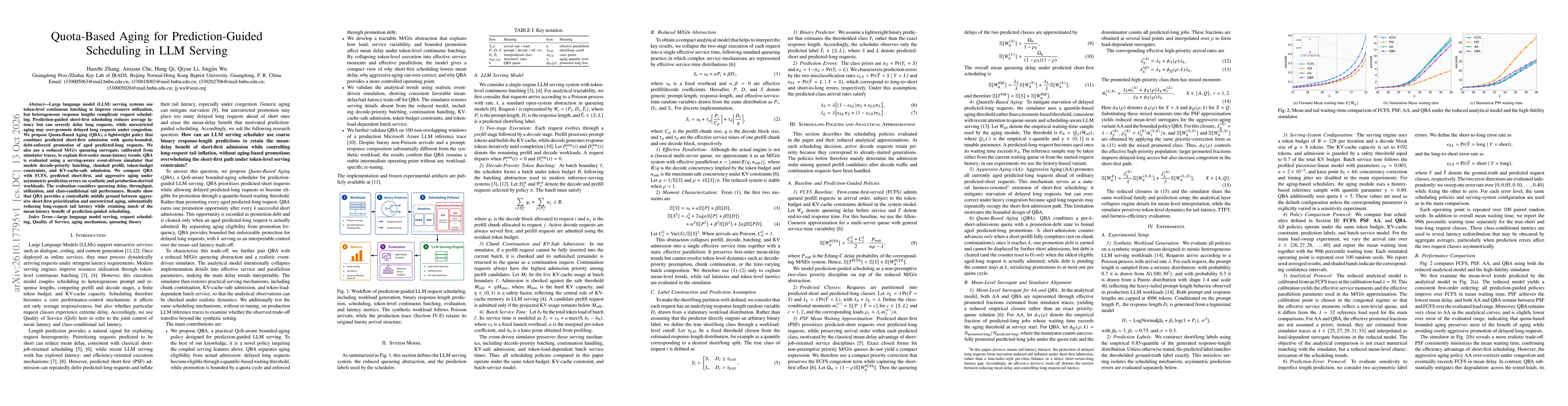 Thumbnail for Quota-Based Aging for Prediction-Guided Scheduling in LLM Serving