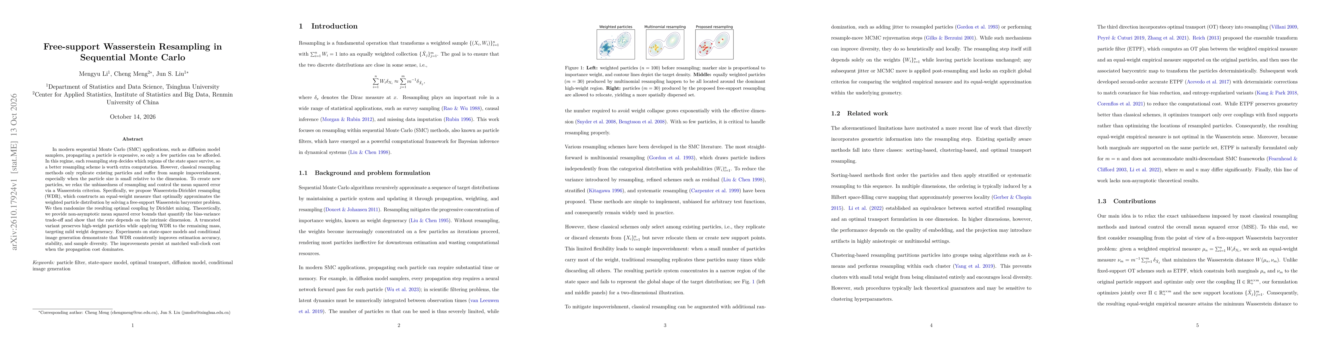 Thumbnail for Free-support Wasserstein Resampling in Sequential Monte Carlo