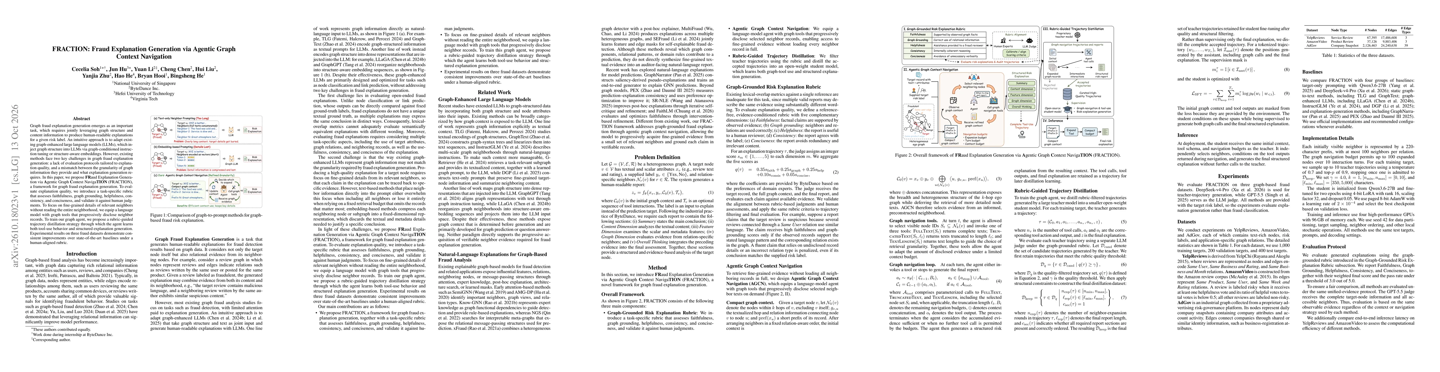 Thumbnail for FRACTION: Fraud Explanation Generation via Agentic Graph Context Navigation