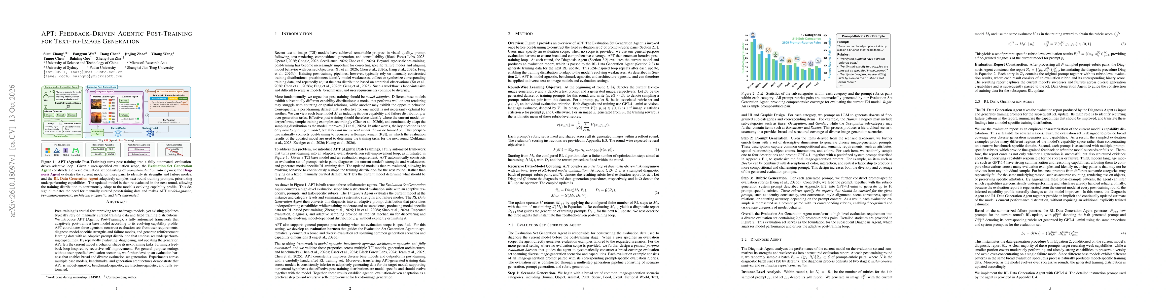 Thumbnail for APT: Feedback-Driven Agentic Post-Training for Text-to-Image Generation