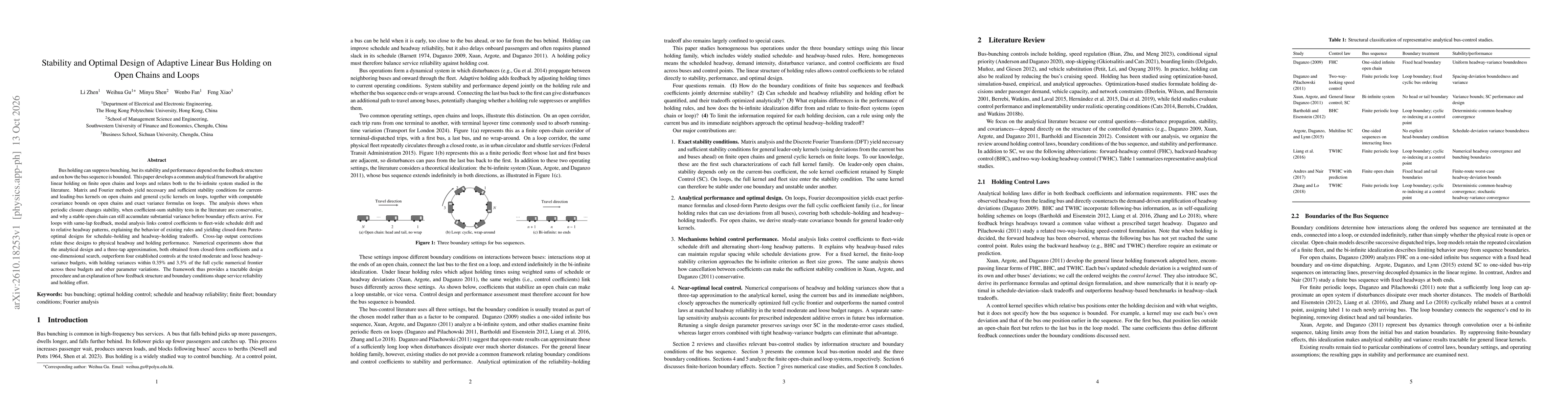 Thumbnail for Stability and Optimal Design of Adaptive Linear Bus Holding on Open Chains and Loops