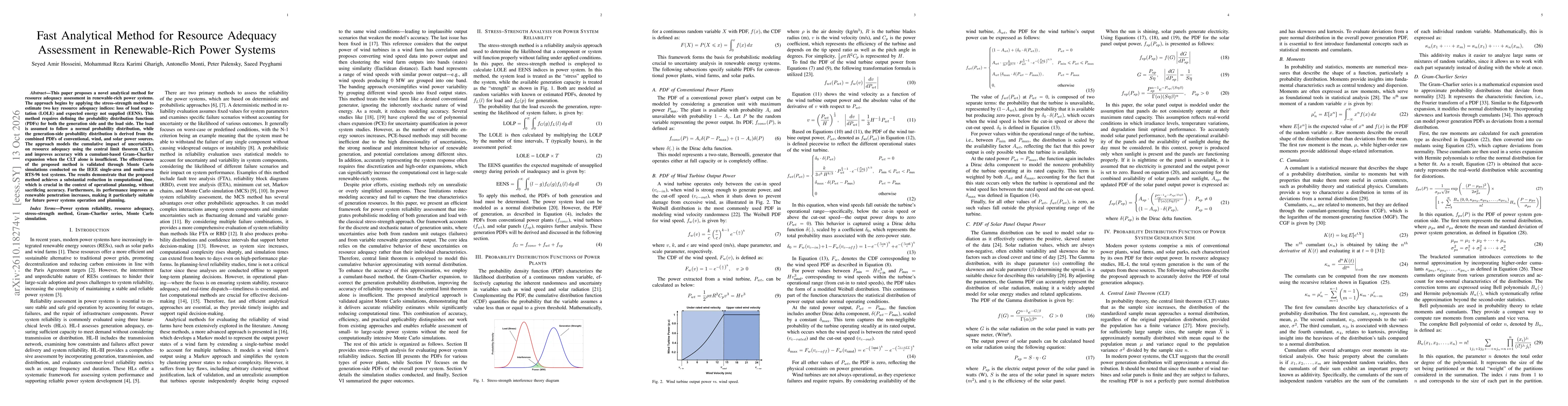 Thumbnail for Fast Analytical Method for Resource Adequacy Assessment in Renewable-Rich Power Systems