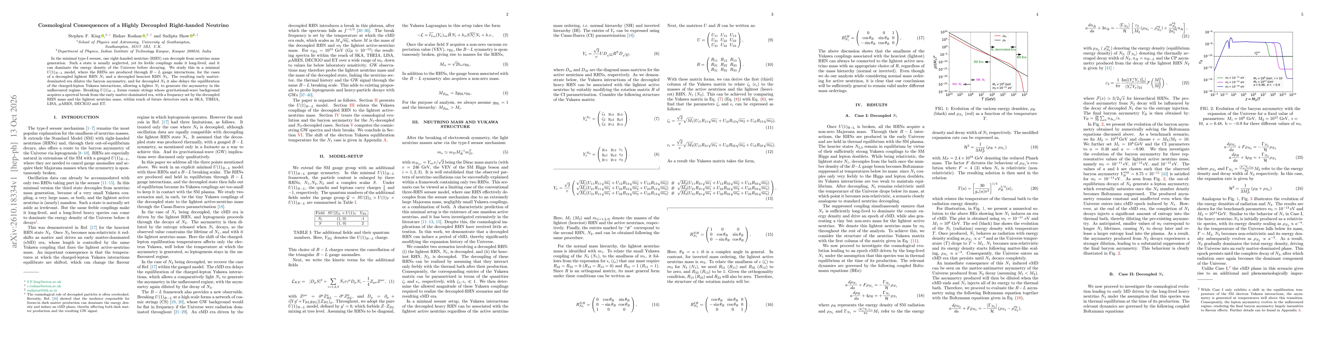 Thumbnail for Cosmological Consequences of a Highly Decoupled Right-handed Neutrino