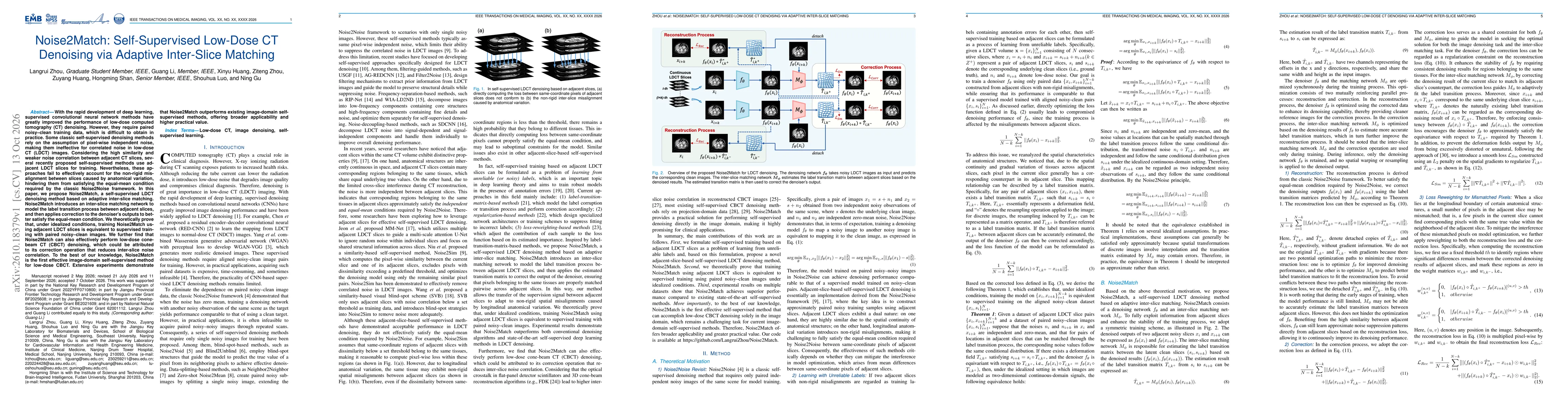 Thumbnail for Noise2Match: Self-Supervised Low-Dose CT Denoising via Adaptive Inter-Slice Matching