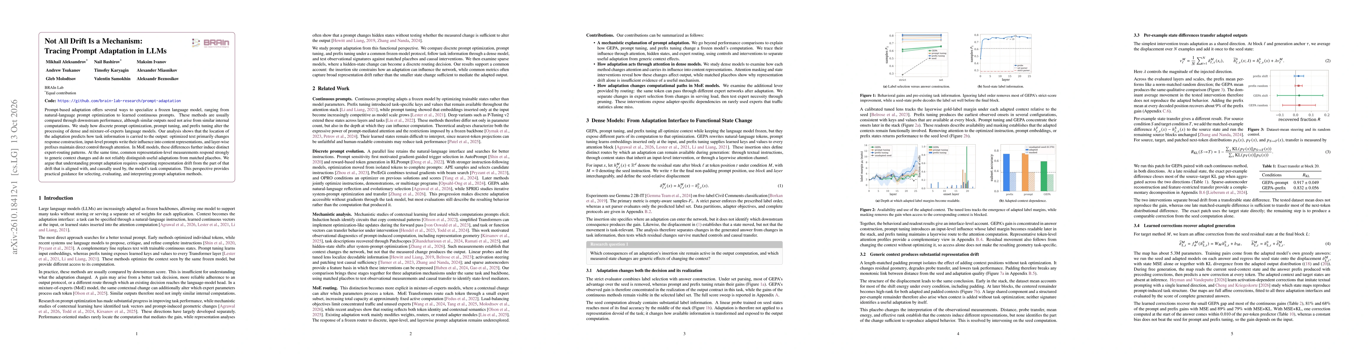 Thumbnail for Not All Drift Is a Mechanism: Tracing Prompt Adaptation in LLMs