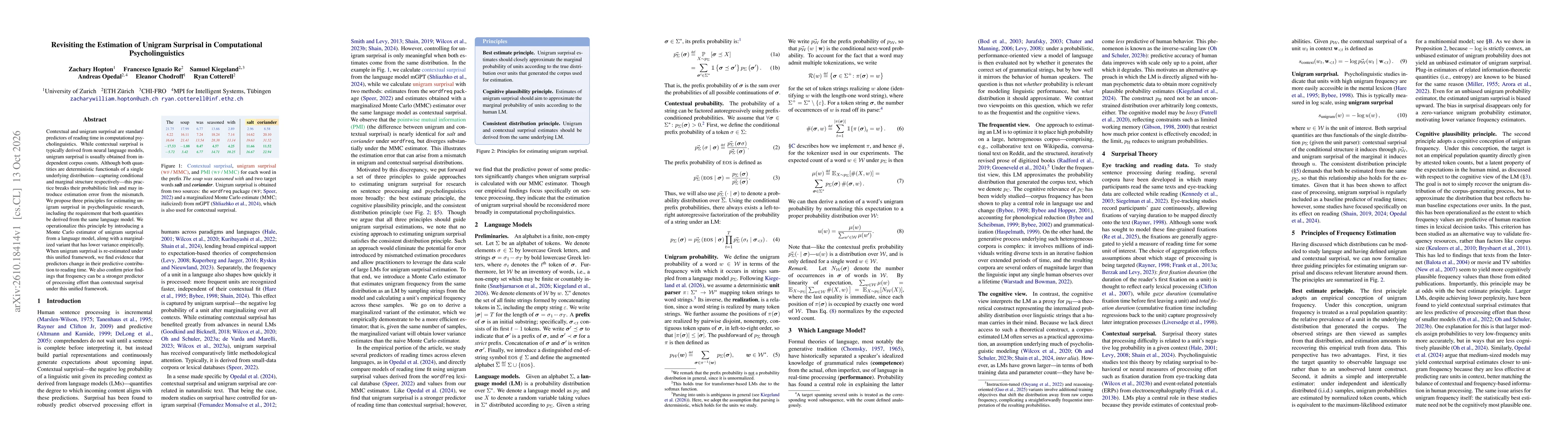 Thumbnail for Revisiting the Estimation of Unigram Surprisal in Computational Psycholinguistics