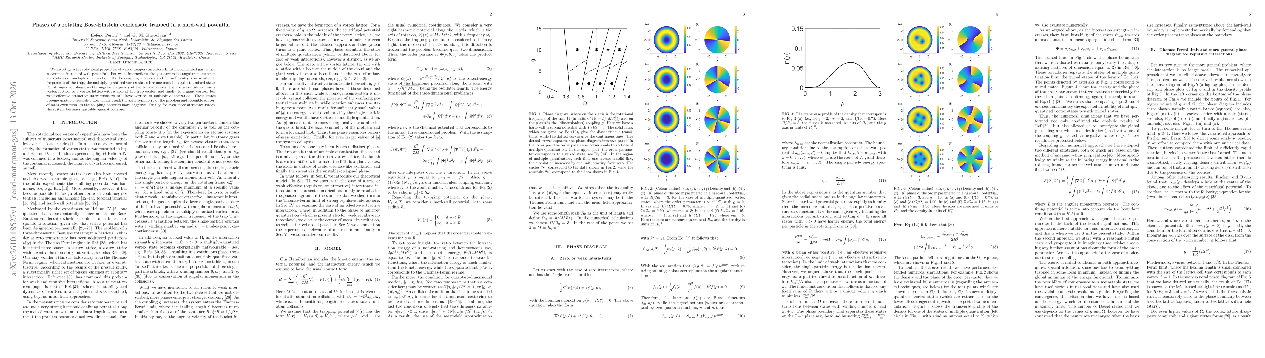 Thumbnail for Phases of a rotating Bose-Einstein condensate trapped in a hard-wall potential