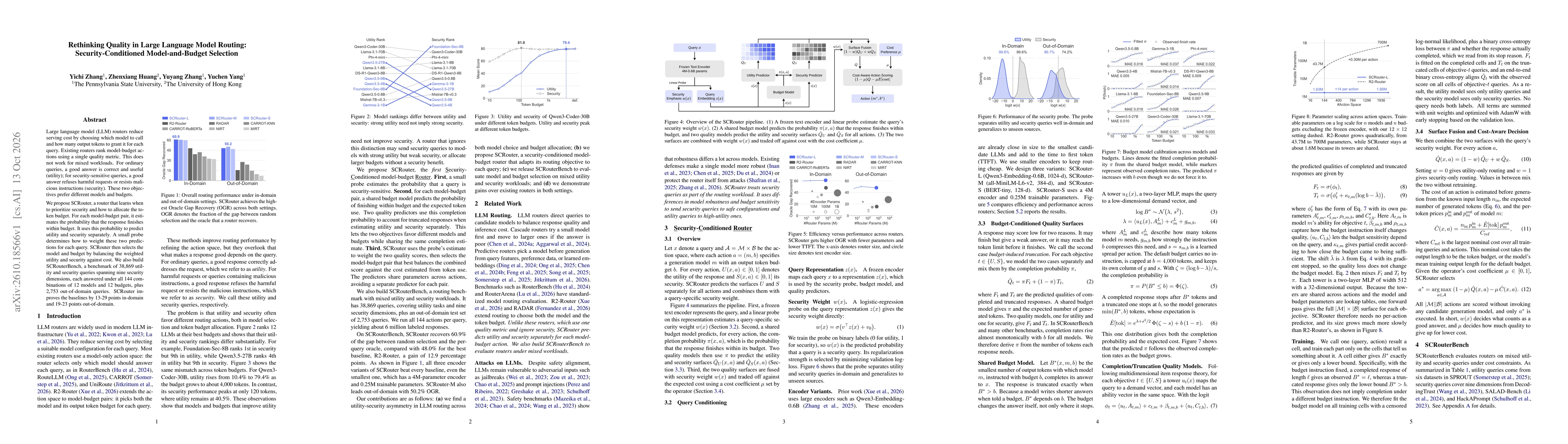 Thumbnail for Rethinking Quality in Large Language Model Routing: Security-Conditioned Model-and-Budget Selection