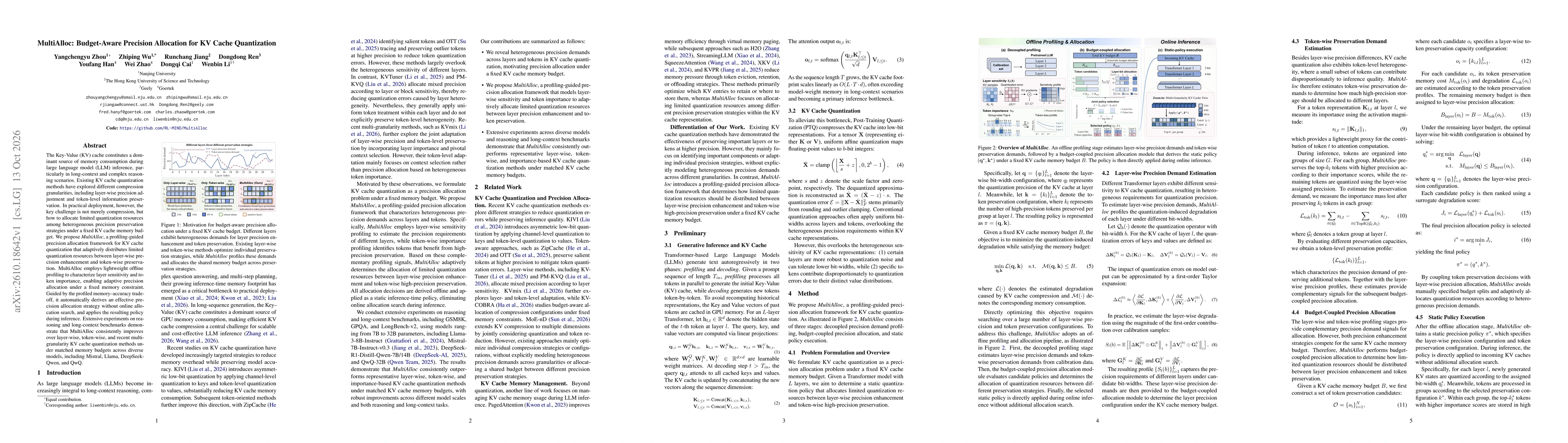 Thumbnail for MultiAlloc: Budget-Aware Precision Allocation for KV Cache Quantization