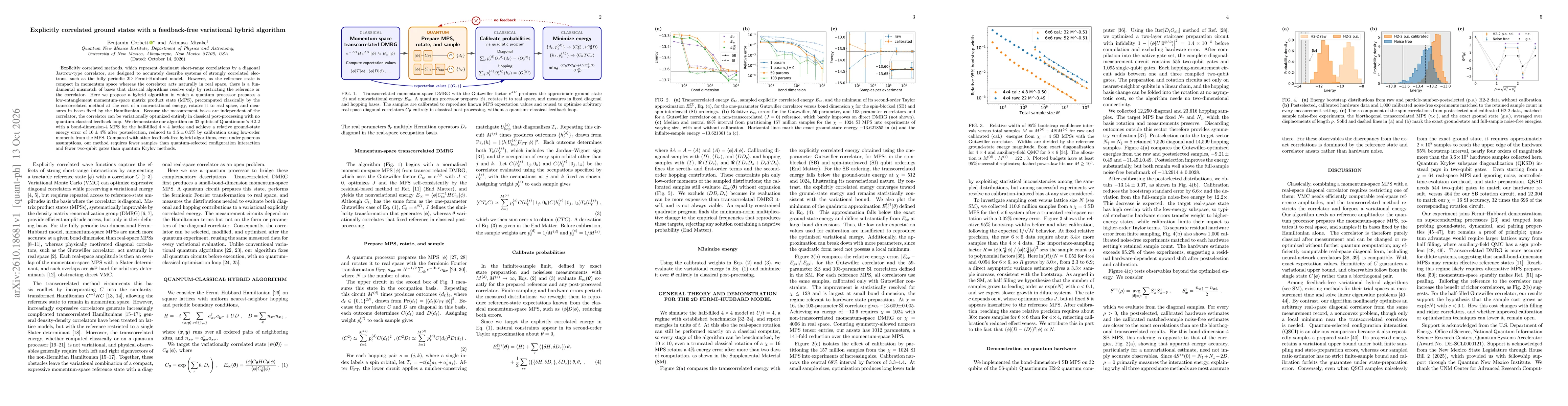 Thumbnail for Explicitly correlated ground states with a feedback-free variational hybrid algorithm