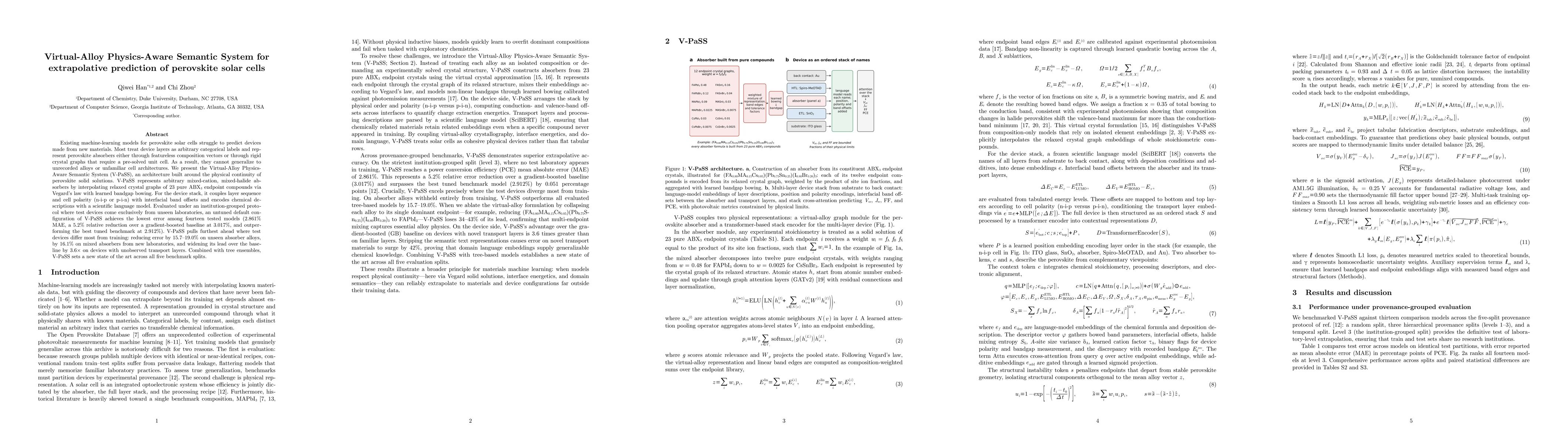 Thumbnail for Virtual-Alloy Physics-Aware Semantic System for extrapolative prediction of perovskite solar cells