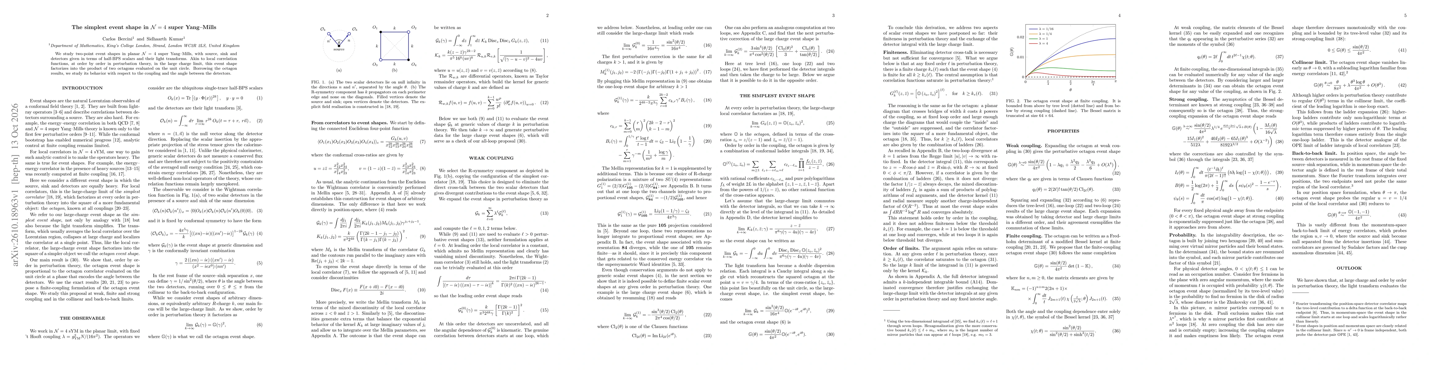 Thumbnail for The simplest event shape in $\mathcal{N}=4$ super Yang--Mills