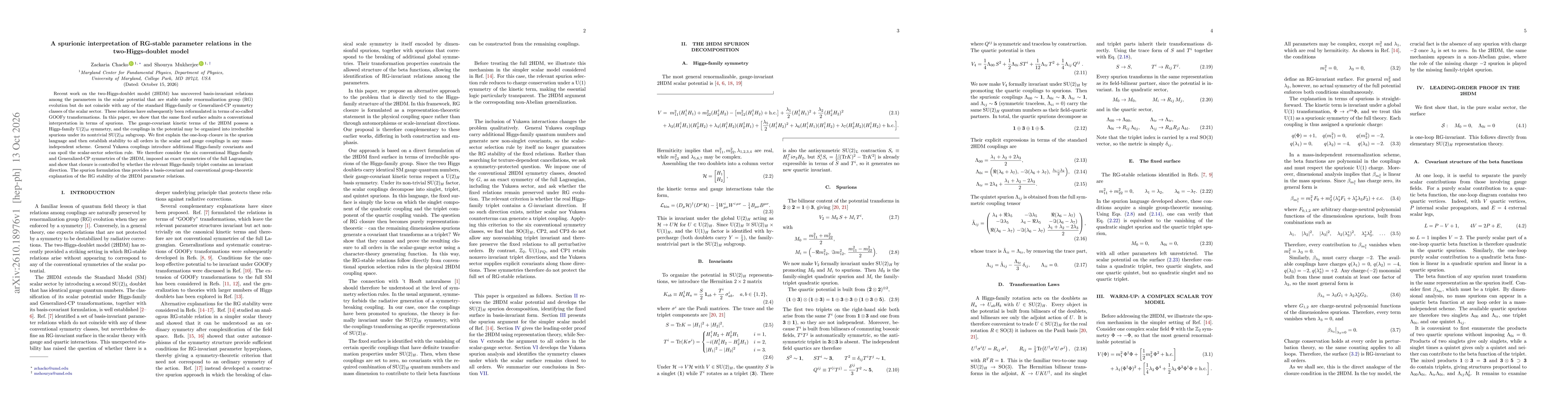 Thumbnail for A spurionic interpretation of RG-stable parameter relations in the two-Higgs-doublet model