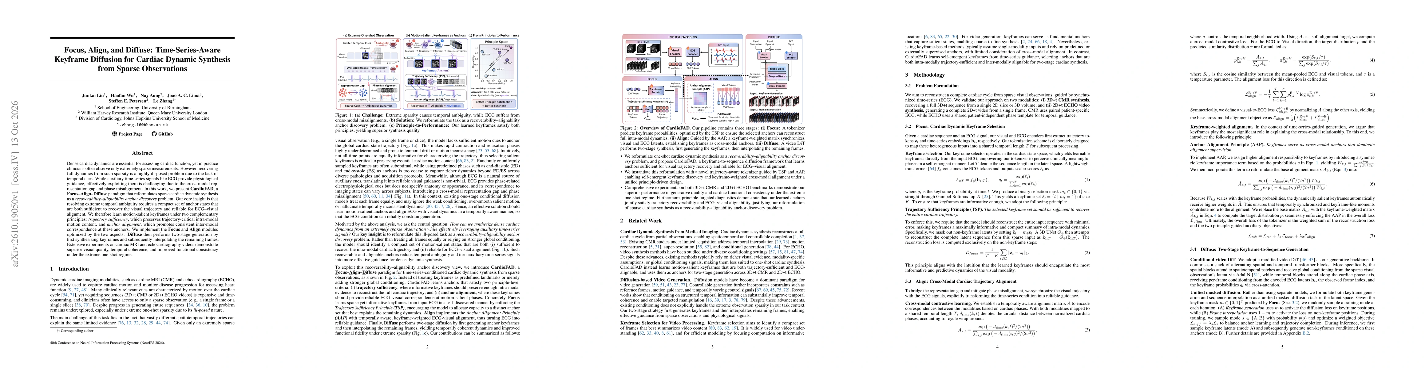 Thumbnail for Focus, Align, and Diffuse: Time-Series-Aware Keyframe Diffusion for Cardiac Dynamic Synthesis from Sparse Observations