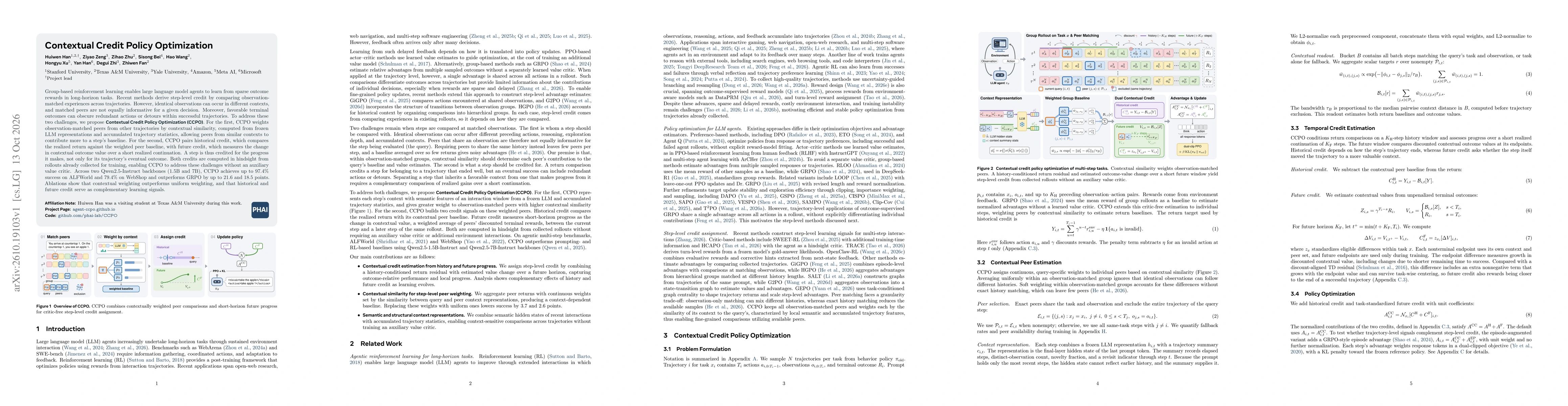Thumbnail for Contextual Credit Policy Optimization