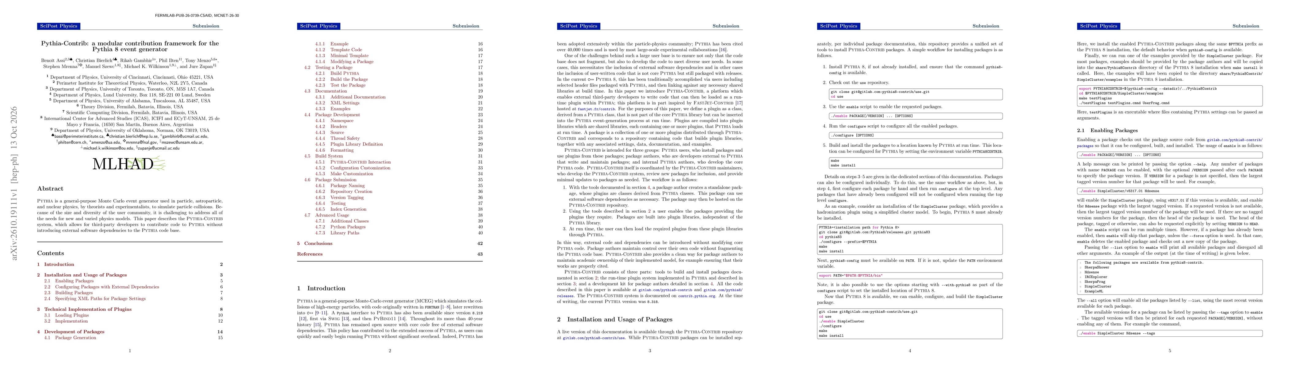 Thumbnail for Pythia-Contrib: a modular contribution framework for the Pythia 8 event generator