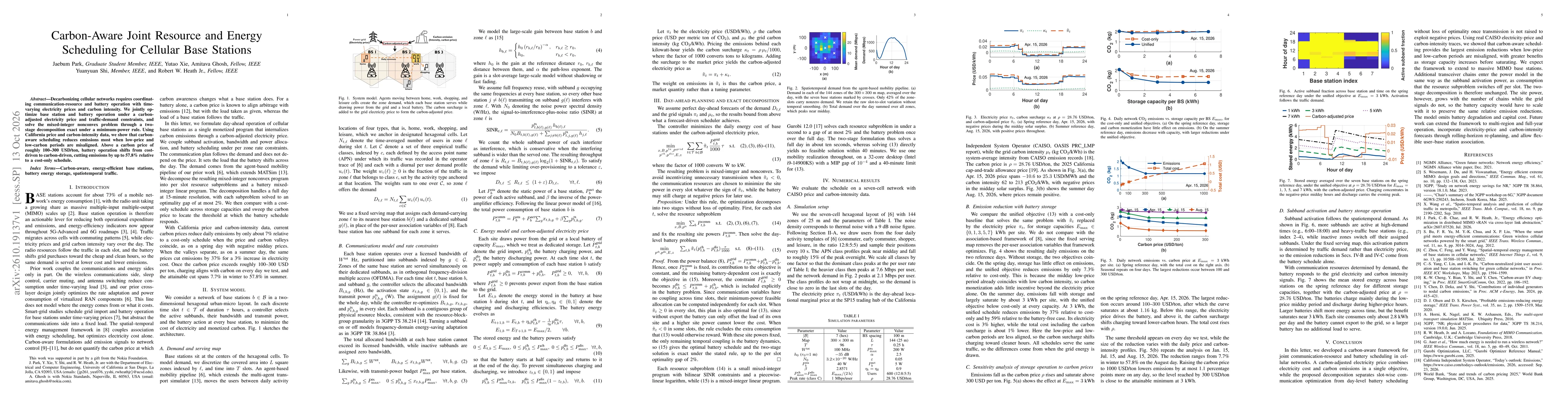 Thumbnail for Carbon-Aware Joint Resource and Energy Scheduling for Cellular Base Stations