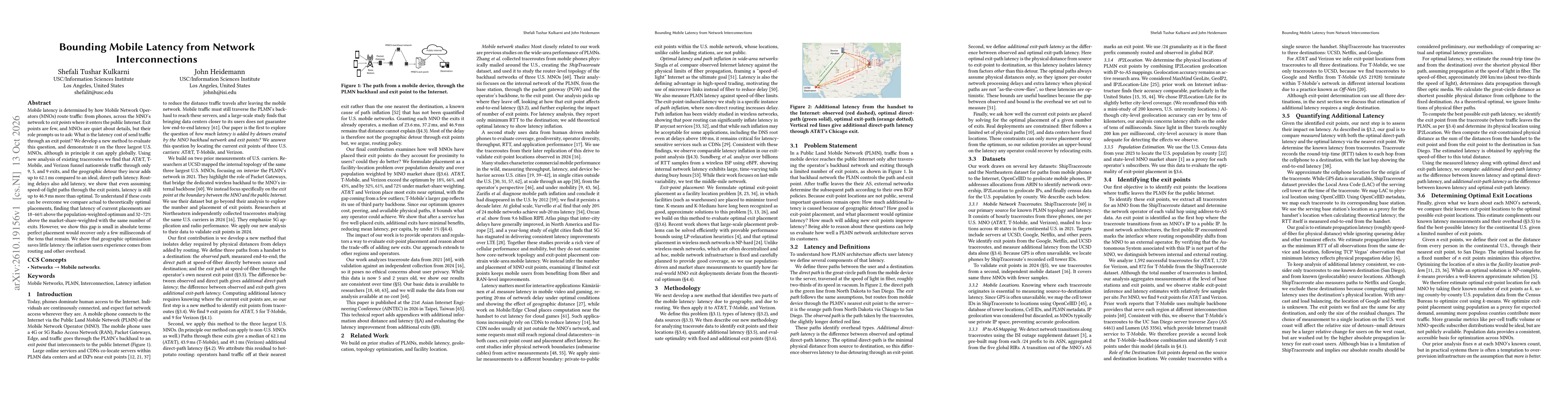 Thumbnail for Bounding Mobile Latency from Network Interconnections