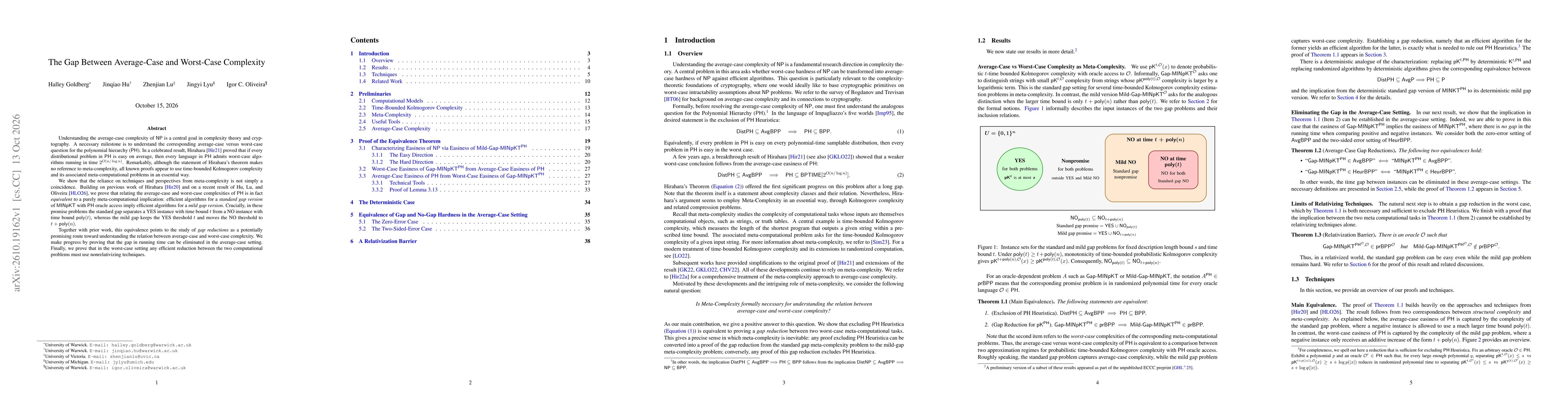 Thumbnail for The Gap Between Average-Case and Worst-Case Complexity