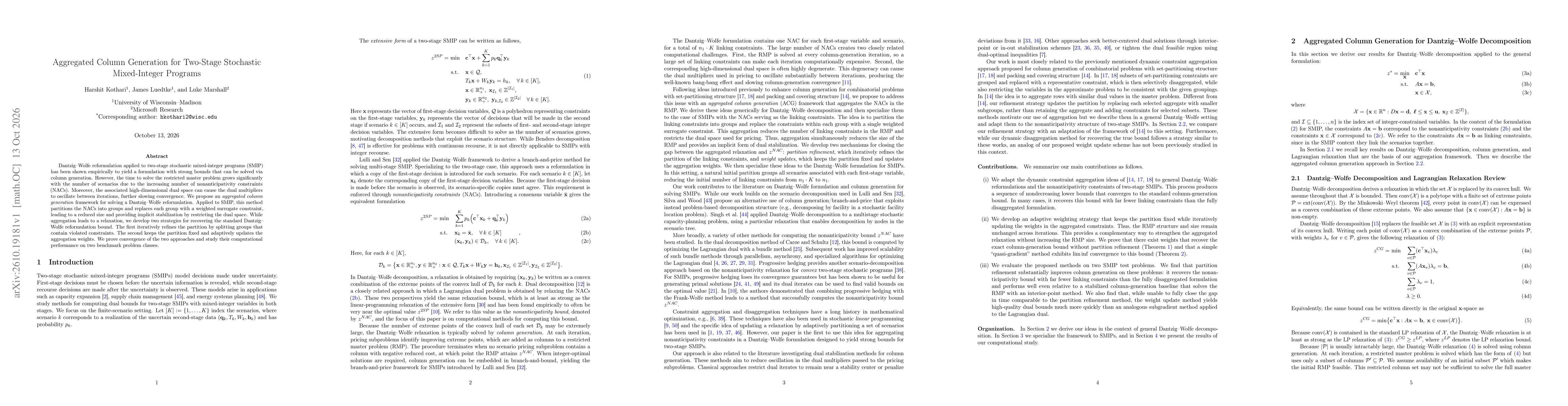 Thumbnail for Aggregated Column Generation for Two-Stage Stochastic Mixed-Integer Programs