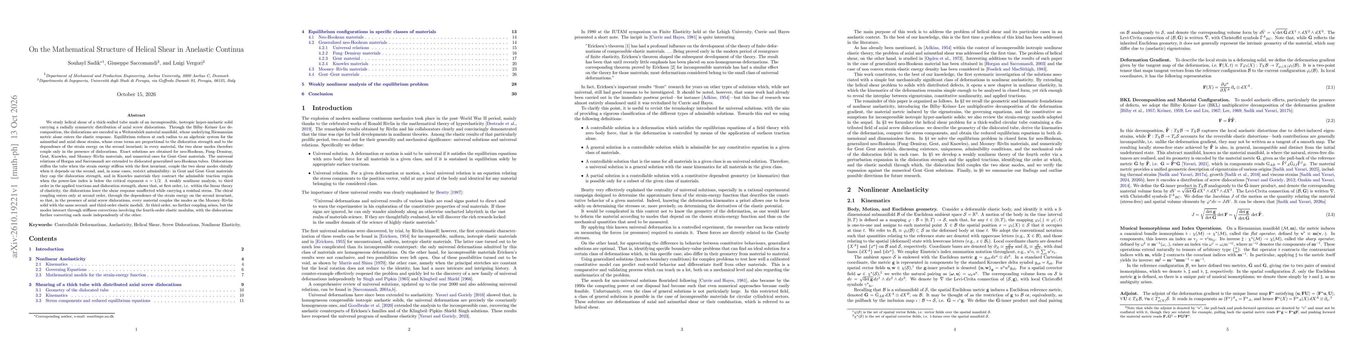 Thumbnail for On the Mathematical Structure of Helical Shear in Anelastic Continua