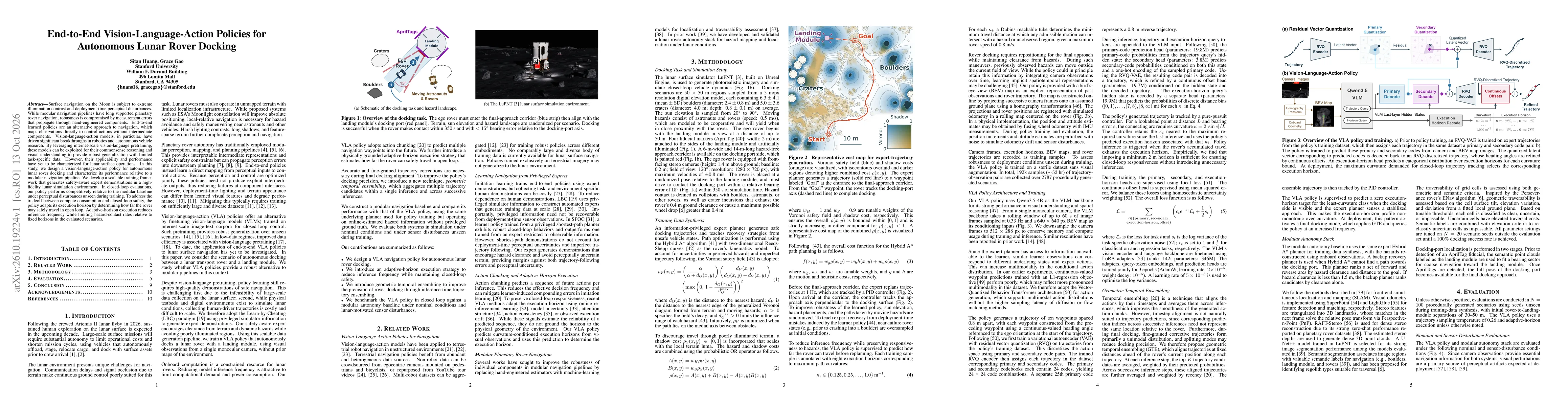 Thumbnail for End-to-End Vision-Language-Action Policies for Autonomous Lunar Rover Docking