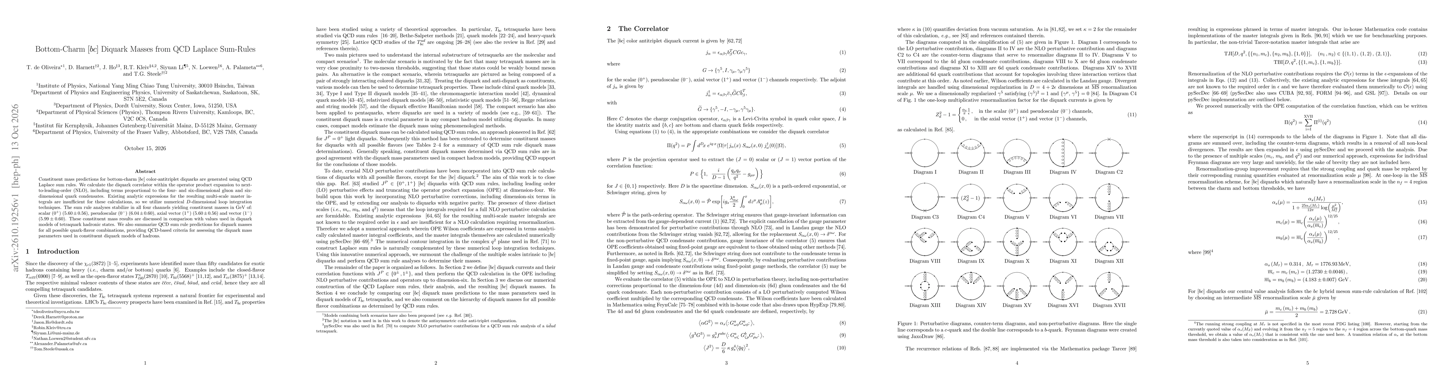 Thumbnail for Bottom-Charm $[bc]$ Diquark Masses from QCD Laplace Sum-Rules