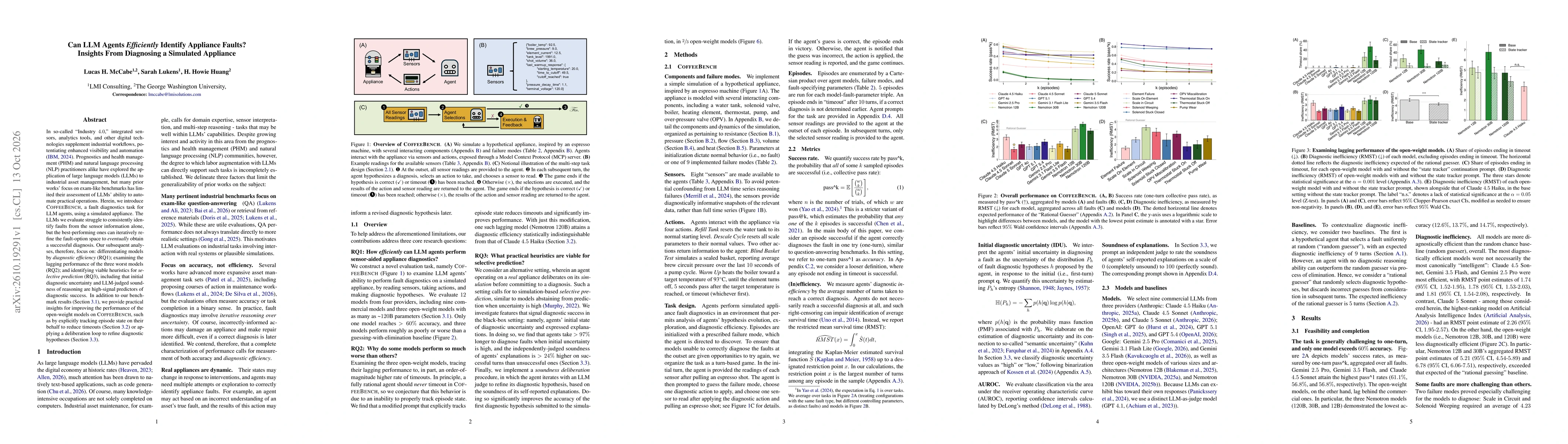 Thumbnail for Can LLM Agents Efficiently Identify Appliance Faults? Insights From Diagnosing a Simulated Appliance