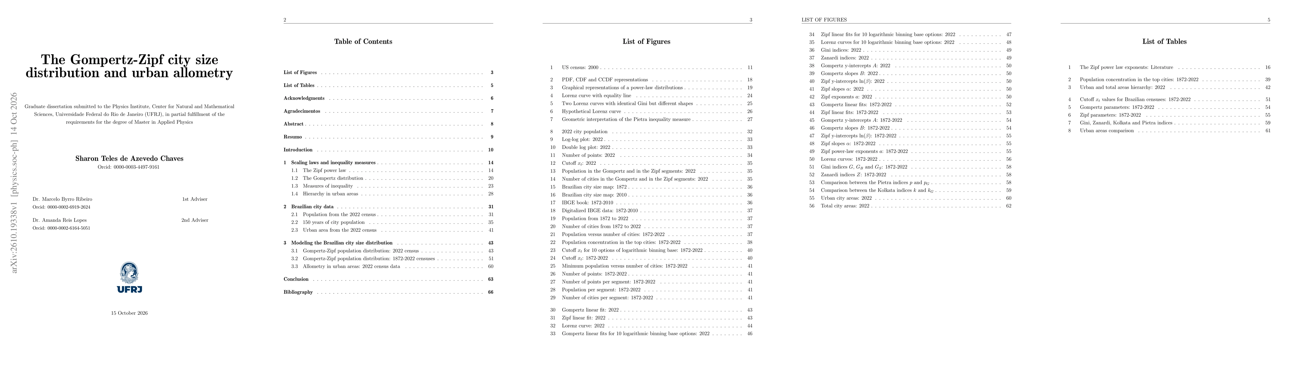 Thumbnail for The Gompertz-Zipf city size distribution and urban allometry
