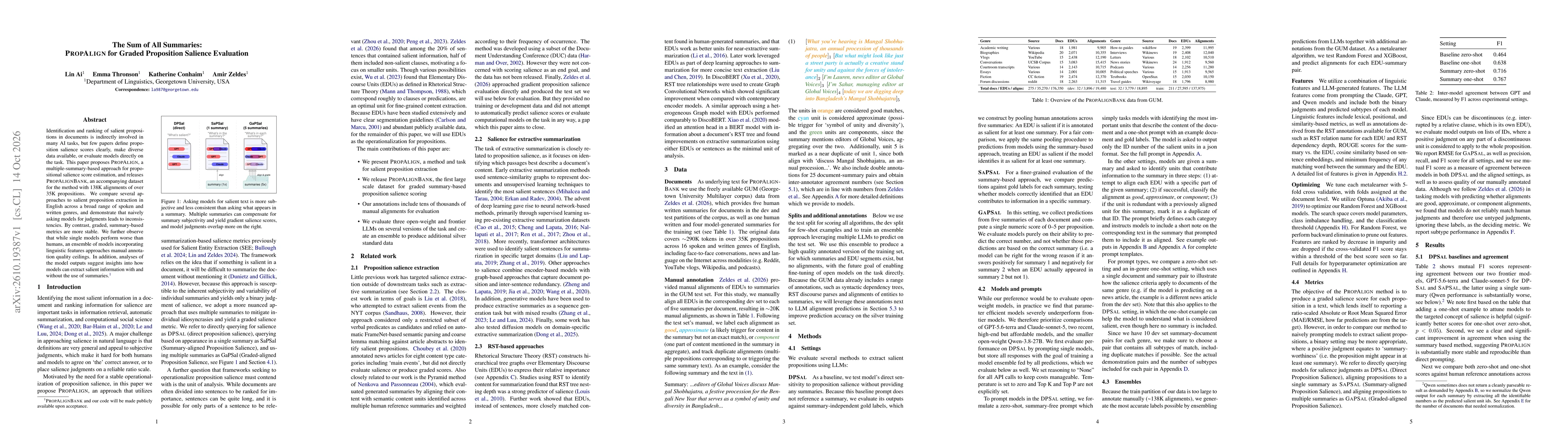 Thumbnail for The Sum of All Summaries: PROPALIGN for Graded Proposition Salience Evaluation