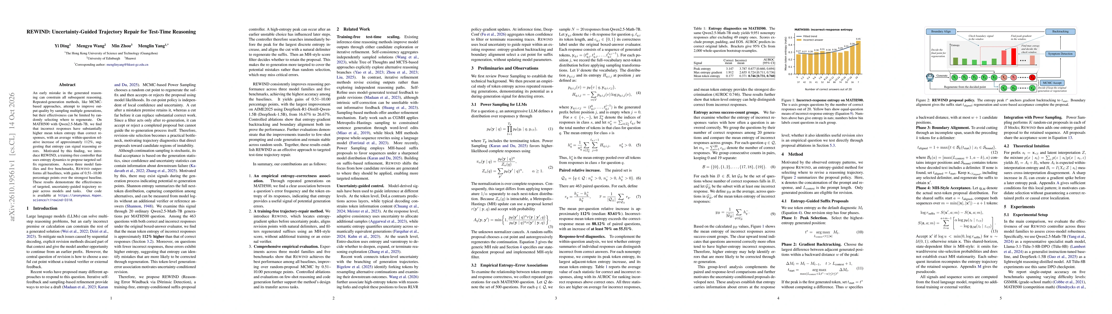 Thumbnail for REWIND: Uncertainty-Guided Trajectory Repair for Test-Time Reasoning