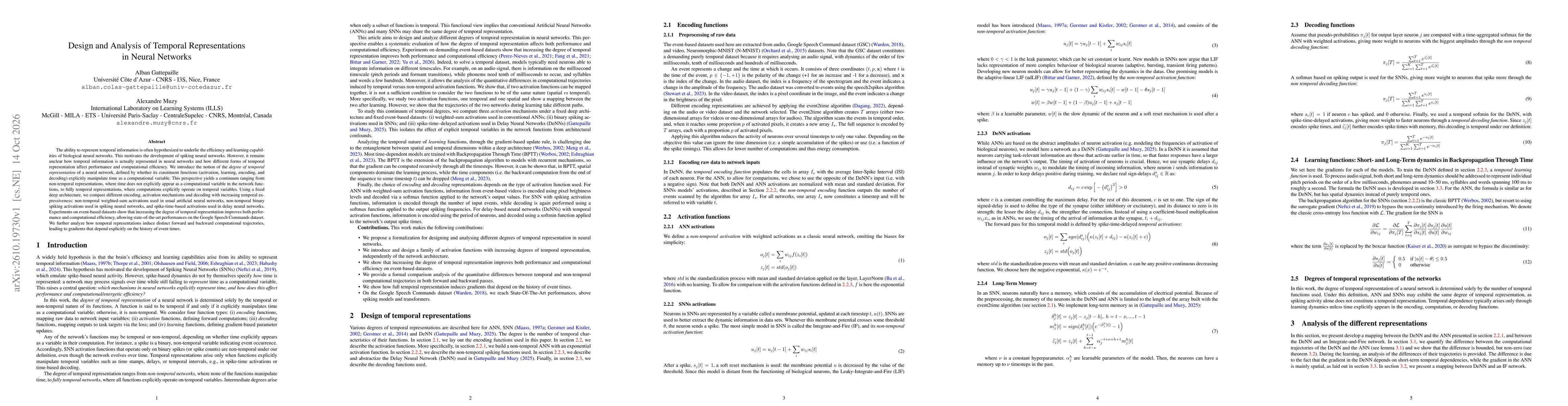 Thumbnail for Design and Analysis of Temporal Representations in Neural Networks