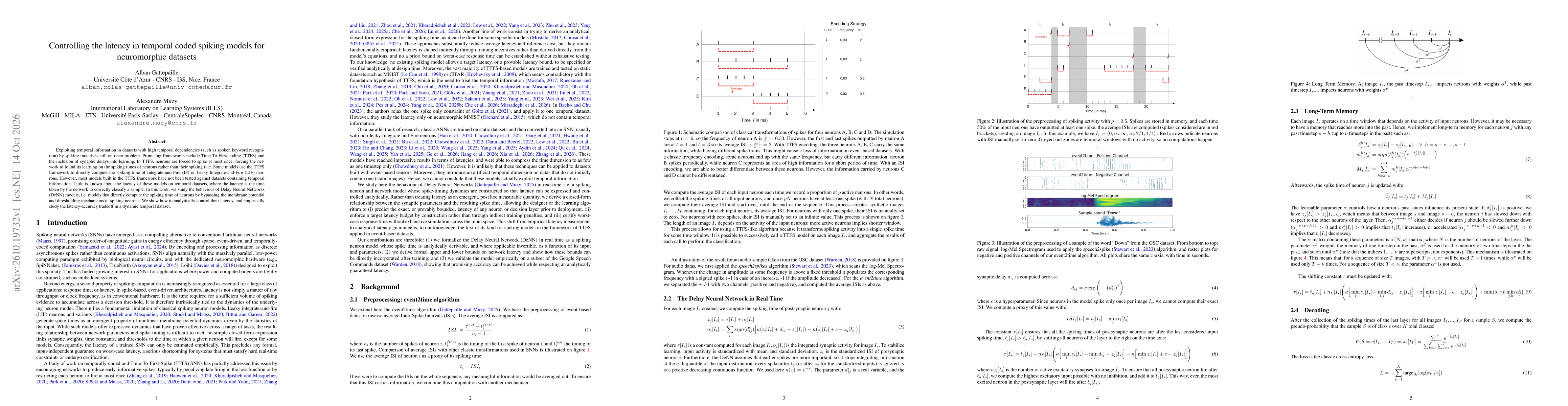 Thumbnail for Controlling the latency in temporal coded spiking models for neuromorphic datasets
