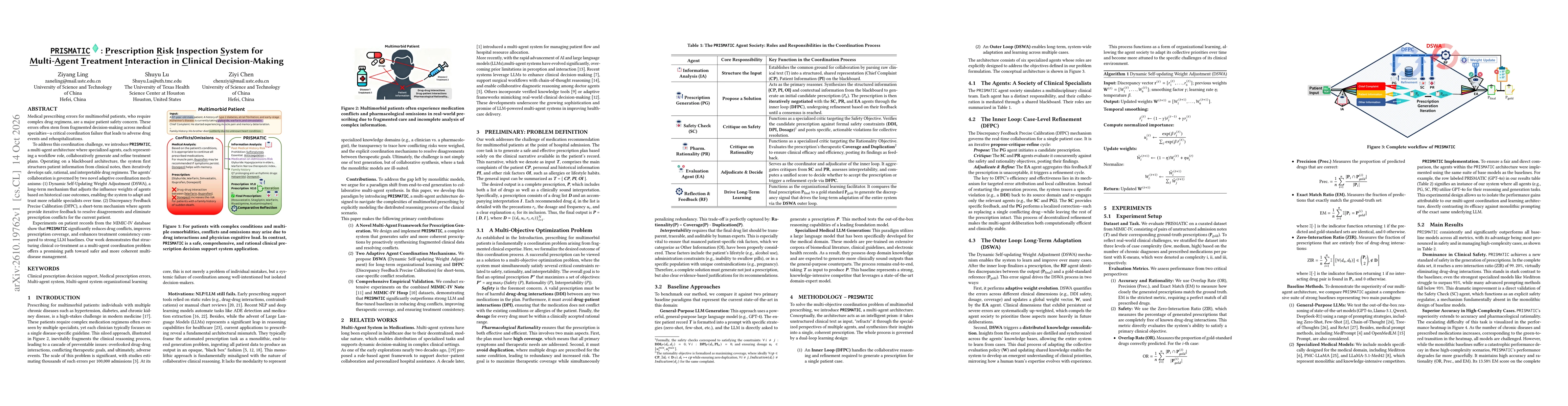 Thumbnail for PRISMATIC : Prescription Risk Inspection System for Multi-Agent Treatment Interaction in Clinical Decision-Making
