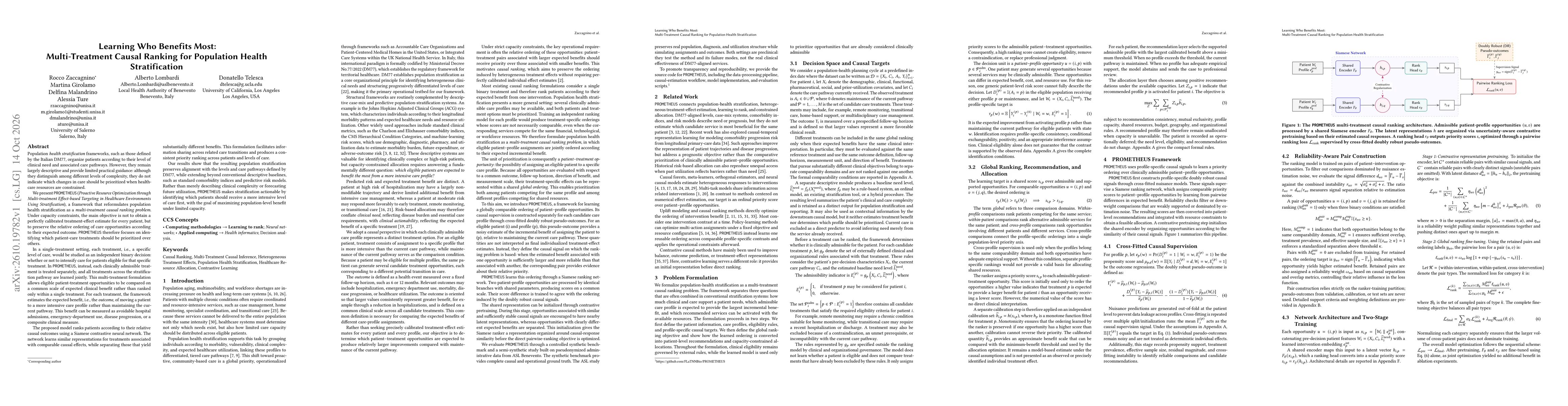 Thumbnail for Learning Who Benefits Most: Multi-Treatment Causal Ranking for Population Health Stratification