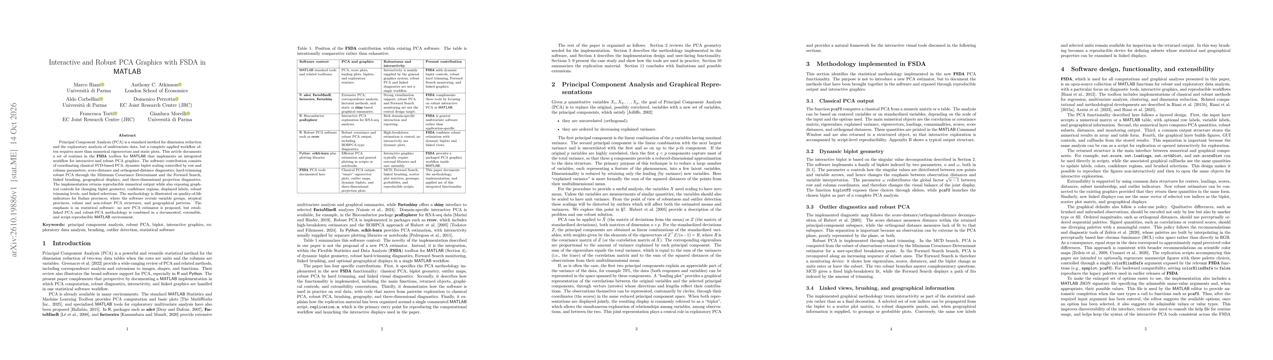 Thumbnail for Interactive and Robust PCA Graphics with FSDA in MATLAB