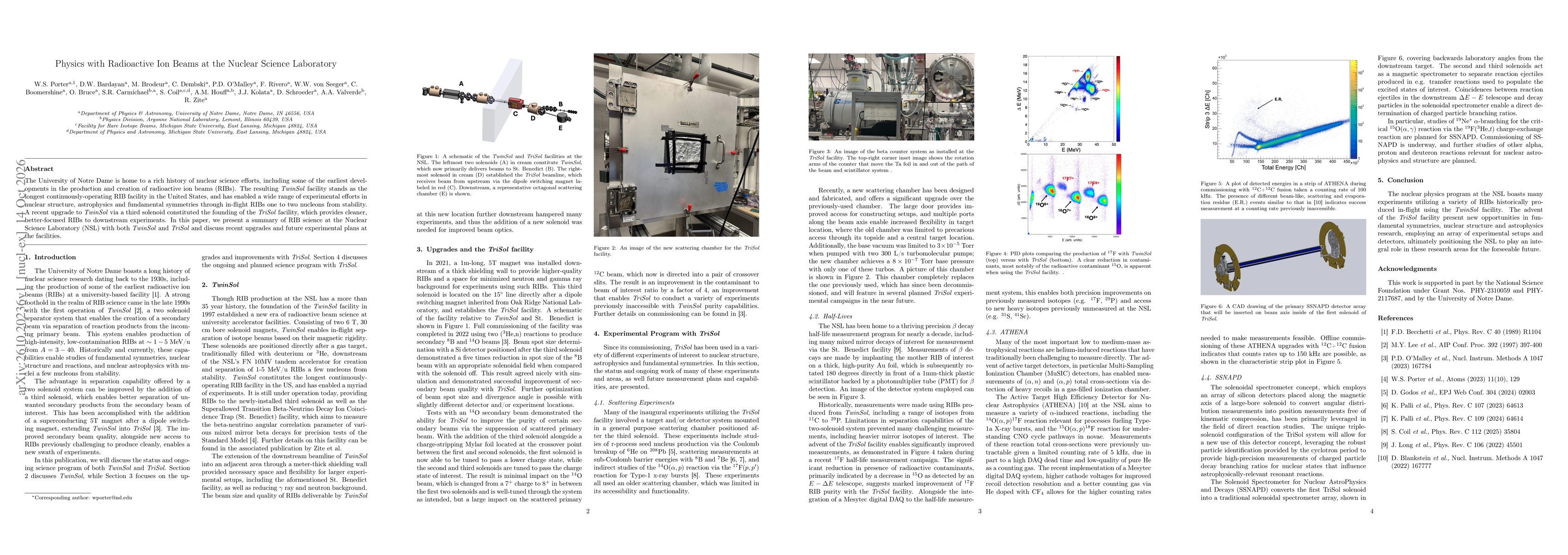 Thumbnail for Physics with Radioactive Ion Beams at the Nuclear Science Laboratory