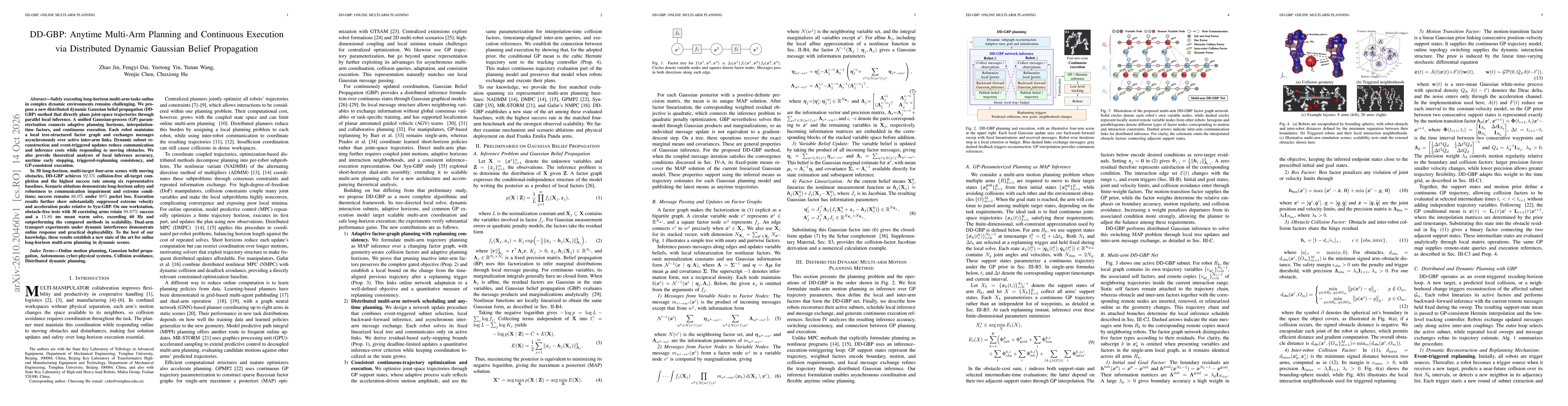 Thumbnail for DD-GBP: Anytime Multi-Arm Planning and Continuous Execution via Distributed Dynamic Gaussian Belief Propagation