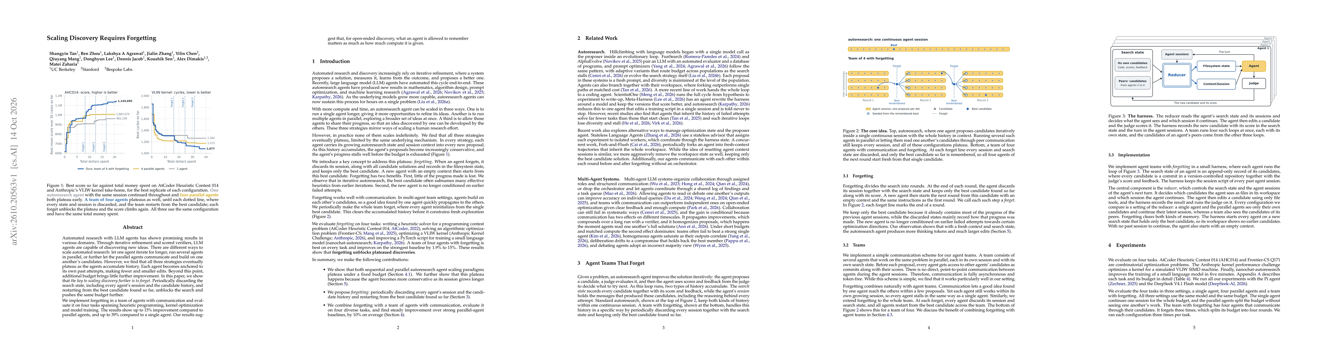 Thumbnail for Scaling Discovery Requires Forgetting