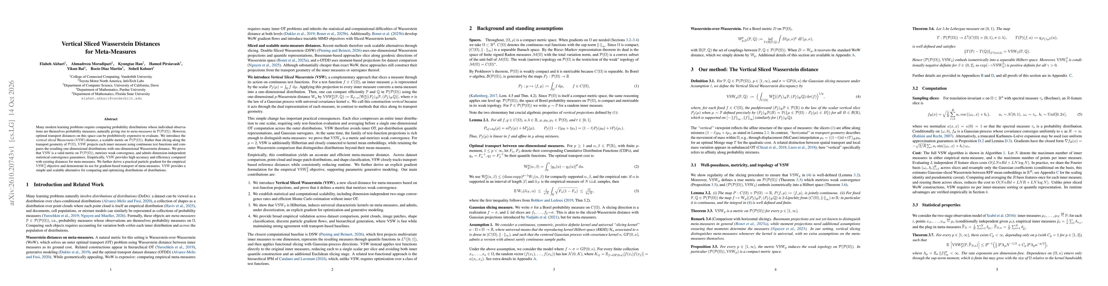 Thumbnail for Vertical Sliced Wasserstein Distances for Meta-Measures