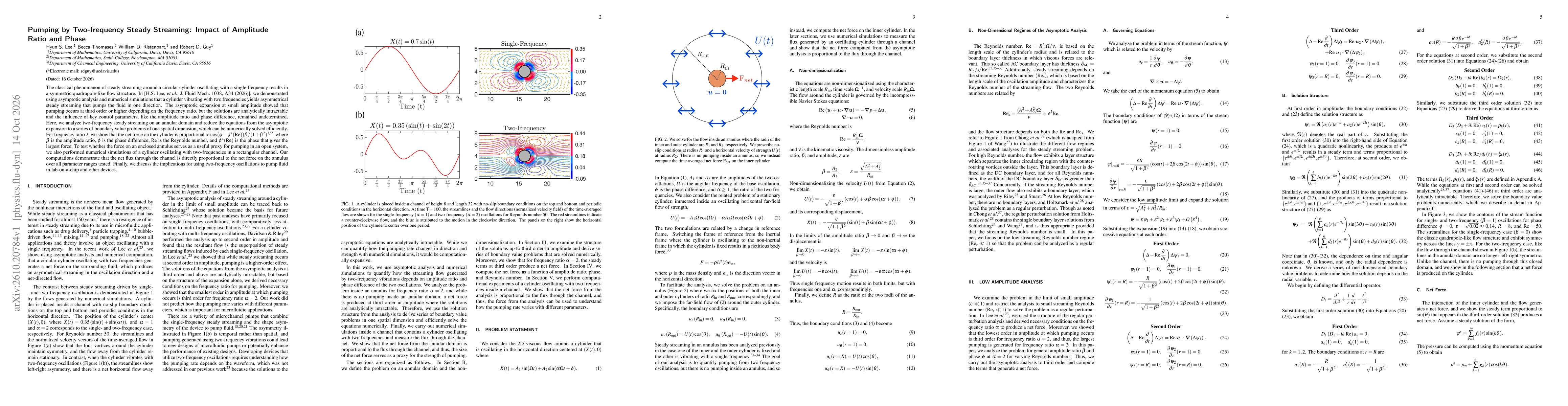 Thumbnail for Pumping by Two-frequency Steady Streaming: Impact of Amplitude Ratio and Phase