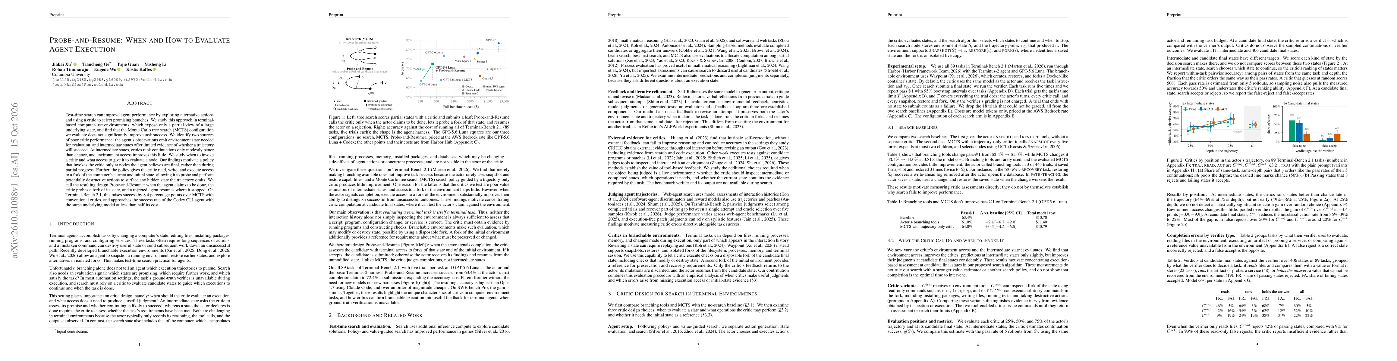 Thumbnail for Probe-and-Resume: When and How to Evaluate Agent Execution