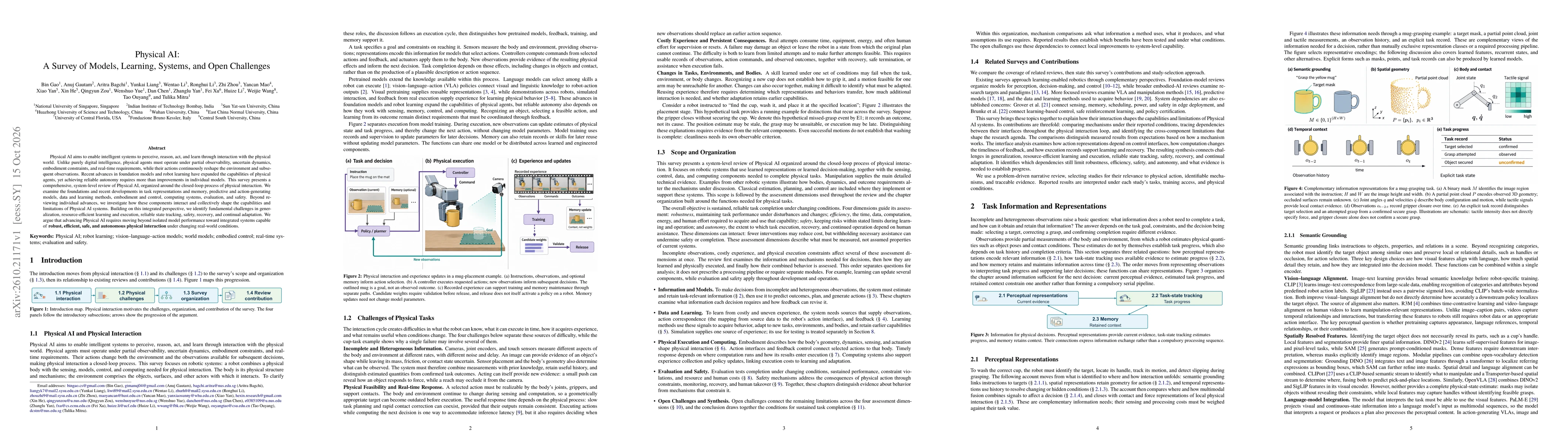 Thumbnail for Physical AI: A Survey of Models, Learning, Systems, and Open Challenges